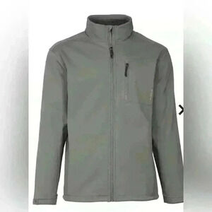 RedHead Softshell Fleece Jacket Men’s Size S Grey Outdoor Hiking Rain Fishing